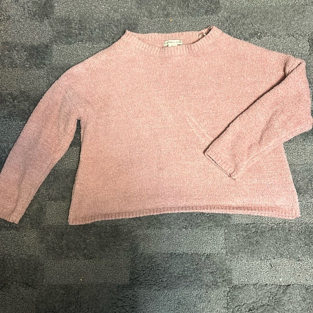 Pink Cashmere Cropped Sweater